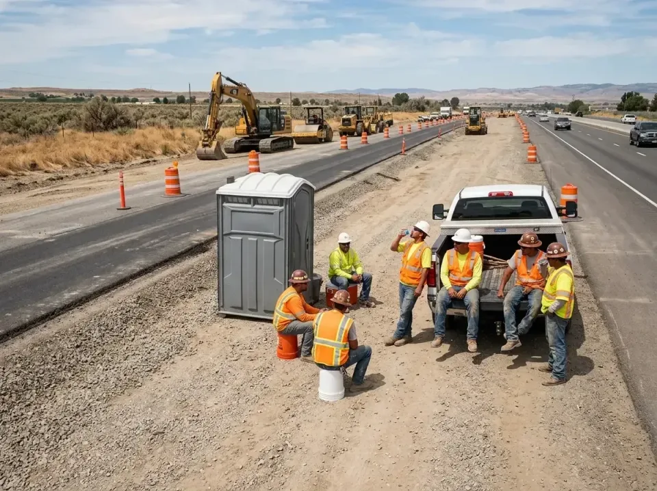highway-road-construction-crew-007 — frequently asked questions, Porta Potty and Restroom Rentals in Barre, VT